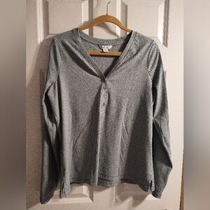 Athleta Uptempo Ribbed Henley Women's Top